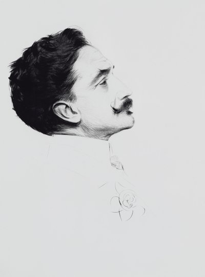 Portret van Robert de Montesquiou (1855-1921) door Paul Cesar Helleu